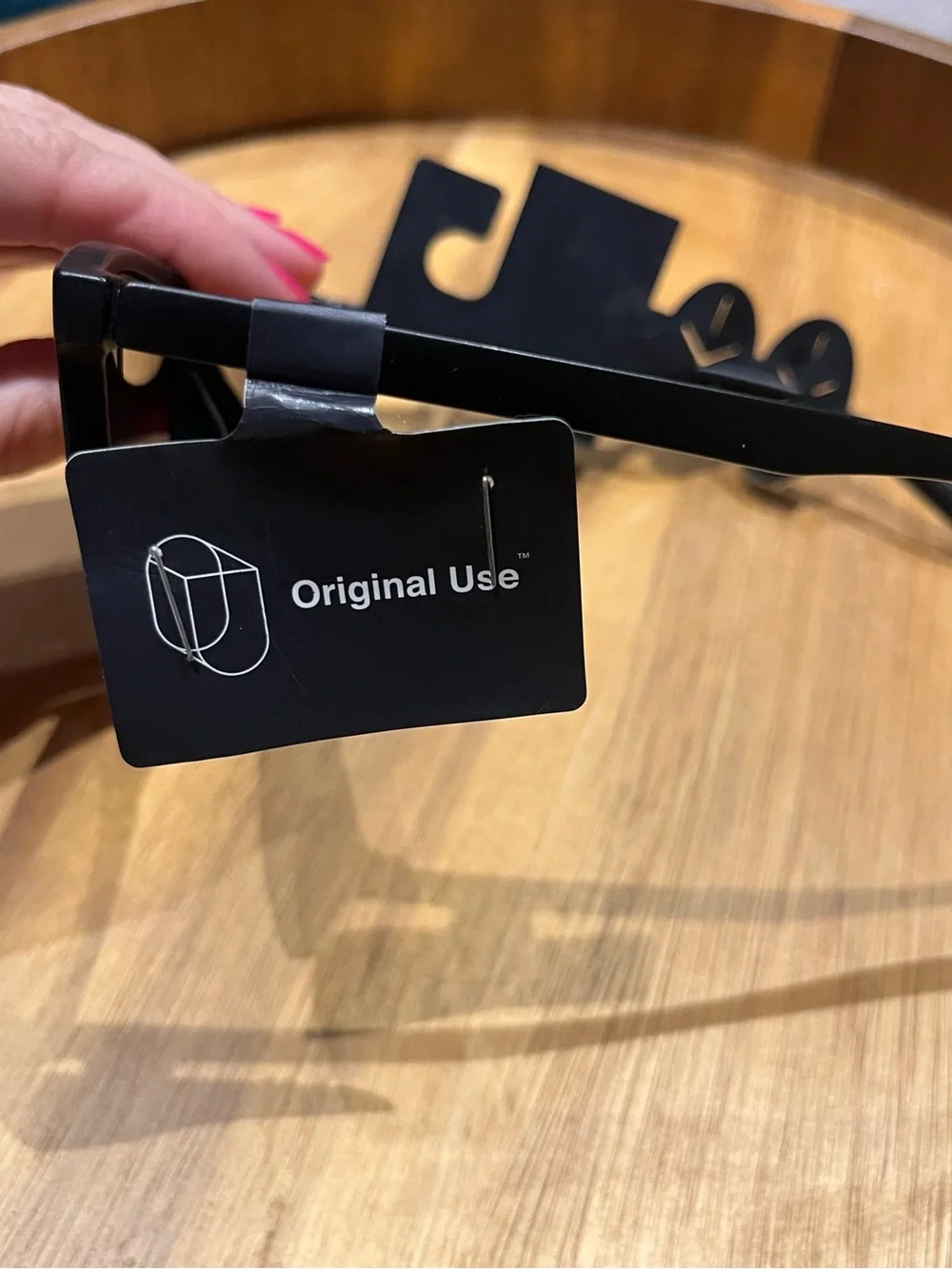 Original Use - Men's Black Sunglasses with Gradient Lenses